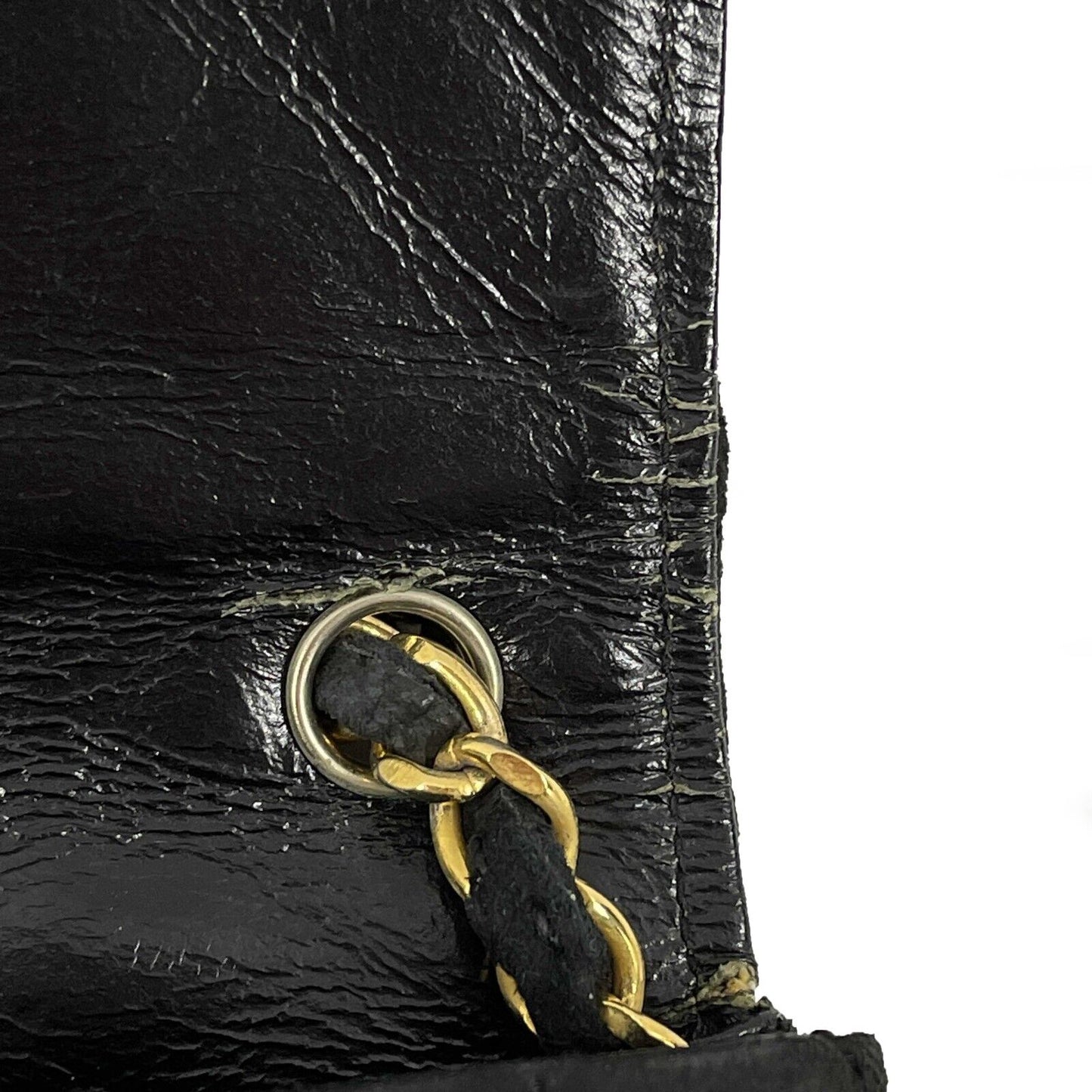 CHANEL -   Suede Medium Flap Bag Chain CC Turnlock Crossbody