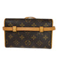 Louis Vuitton Pochette Florentine  Canvas Clutch Bag