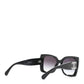 Amelia Square Polarized CC Sunglasses 5494-A Black