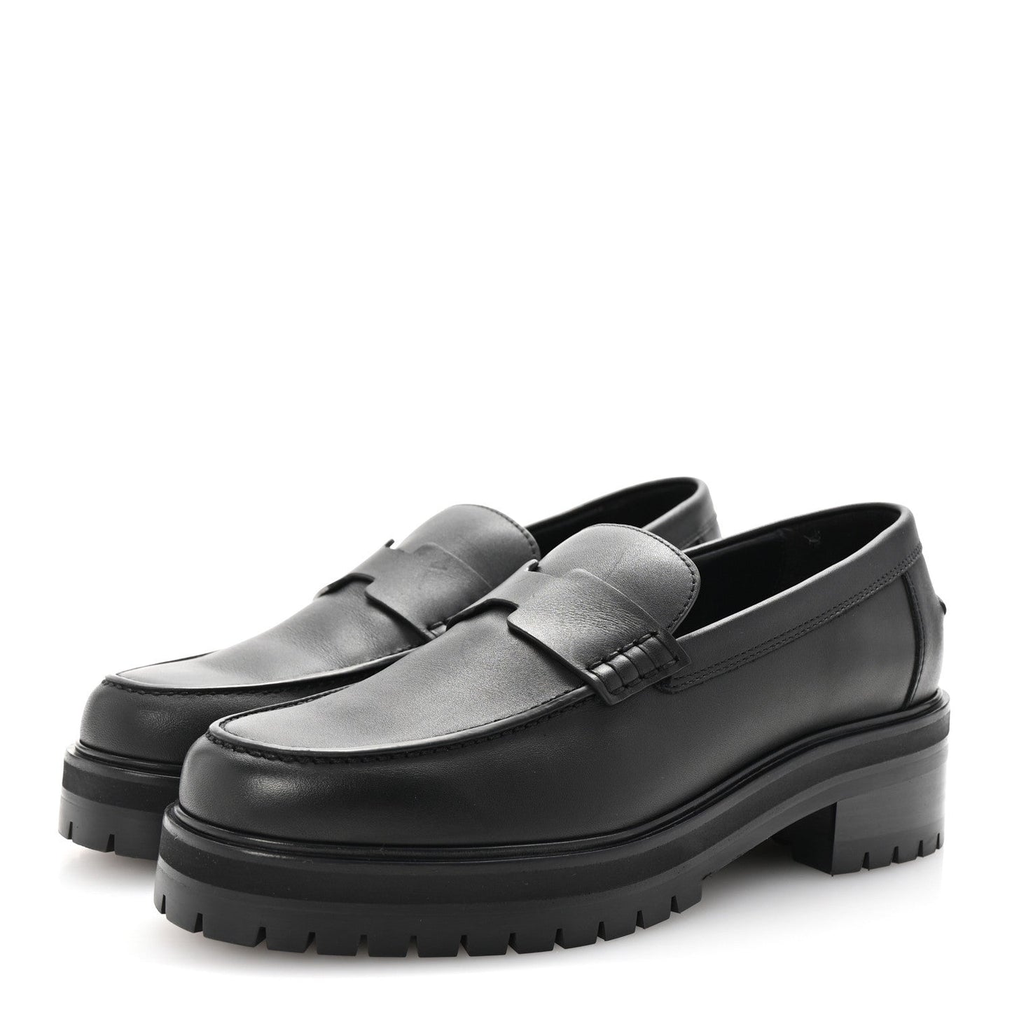 Amelia Calfskin Ivy Loafer 38 Black
