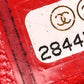 Amelia Lambskin Quilted 19 Medium Cosmetic Case Red