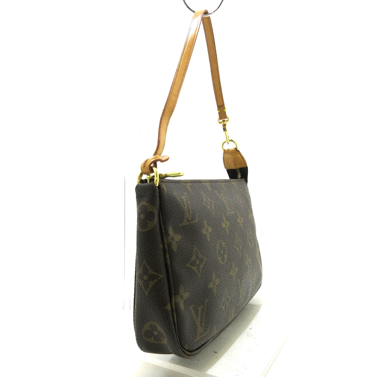 Louis Vuitton Pochette Accessoire  Canvas Clutch Bag
