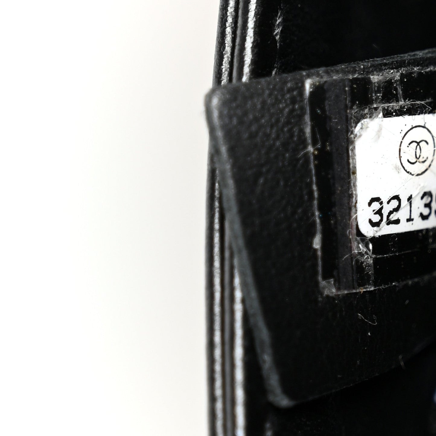 Amelia Calfskin Quilted CC Uniform Flap Belt Bag Black