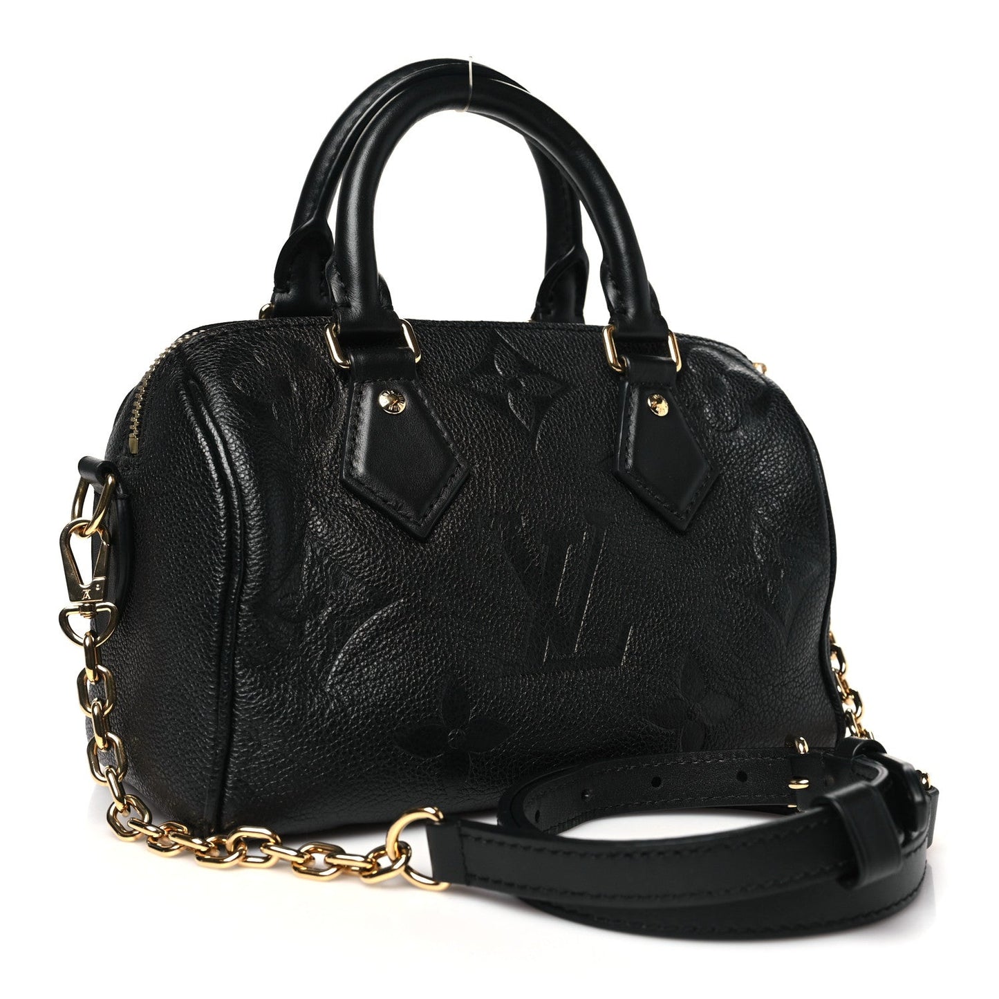 Louis Vuitton Empreinte Monogram Giant Speedy Bandouliere 20 Black