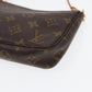 Louis Vuitton Pochette Accessoire  Canvas Clutch Bag