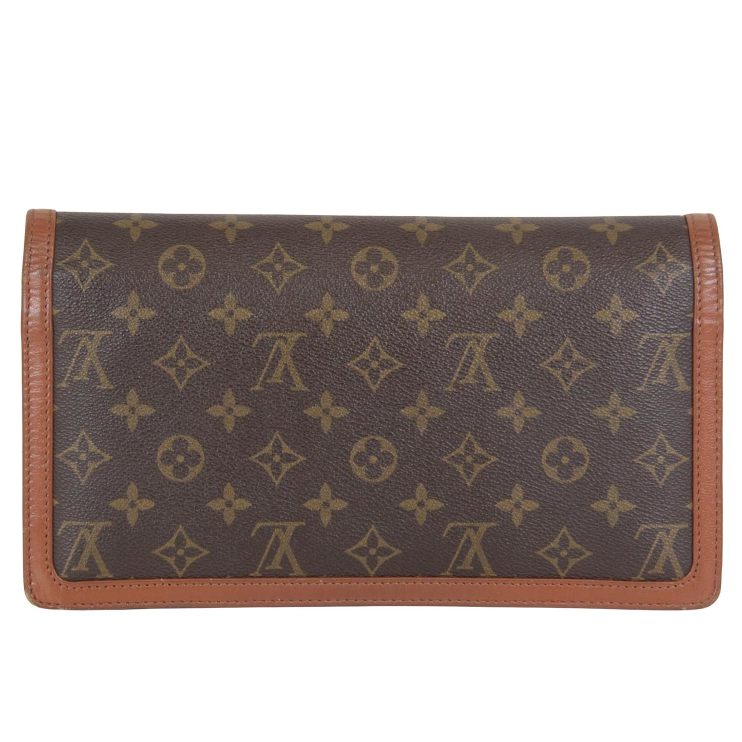 Louis Vuitton Pochette Dame  Canvas Clutch Bag