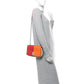 Amelia Lambskin Quilted Small Lola Bag Bright Red Orange