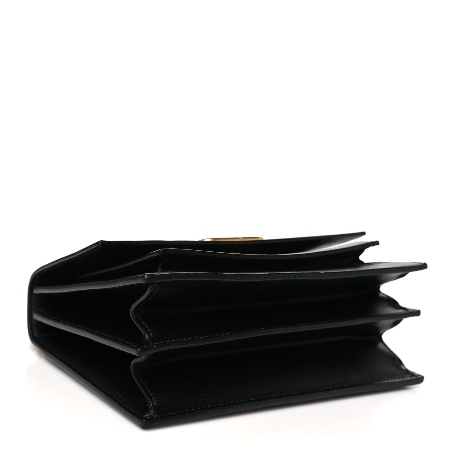Balenciaga Box Calfskin S Sharp Chain Shoulder Bag Black