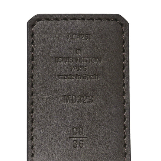 Louis Vuitton Calfskin Monogram 20mm LV Iconic Reversible Belt 90 36 Brown