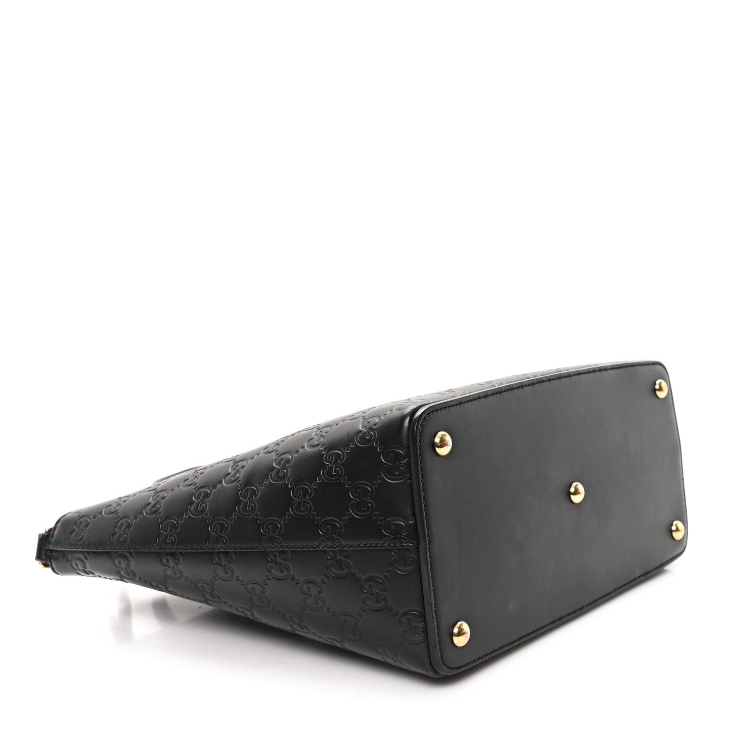 Amelia ssima Small Zippered Bucket Tote Black