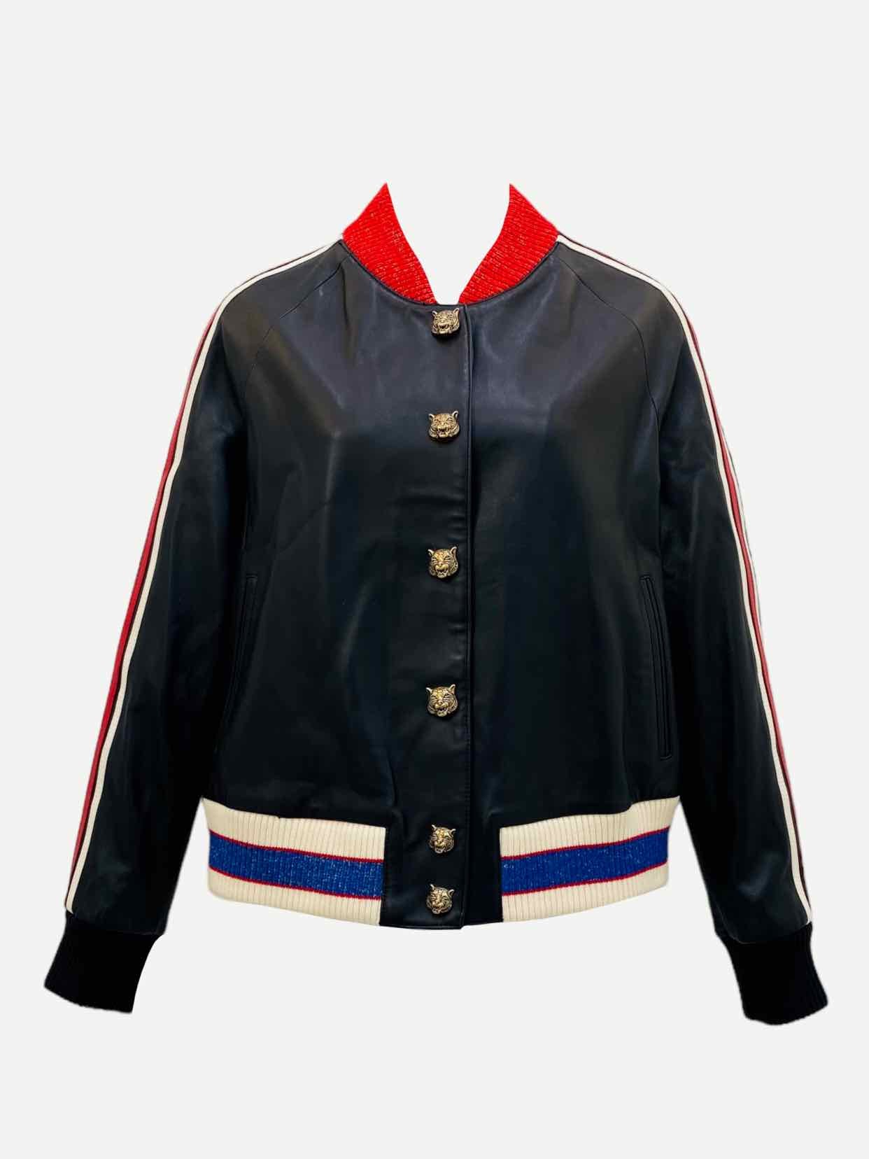 GUCCI Hollywood Black Multicolor Size US 6 Jacket