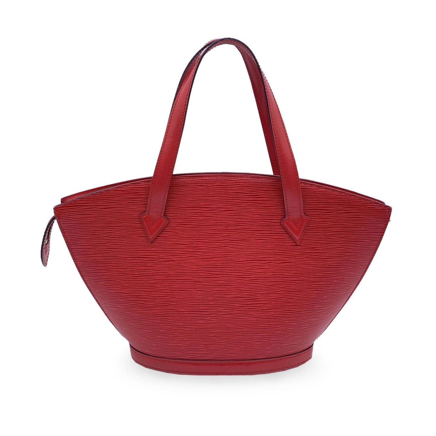 LOUIS VUITTON   Red Epi Leather Saint Jacques Pm Bag