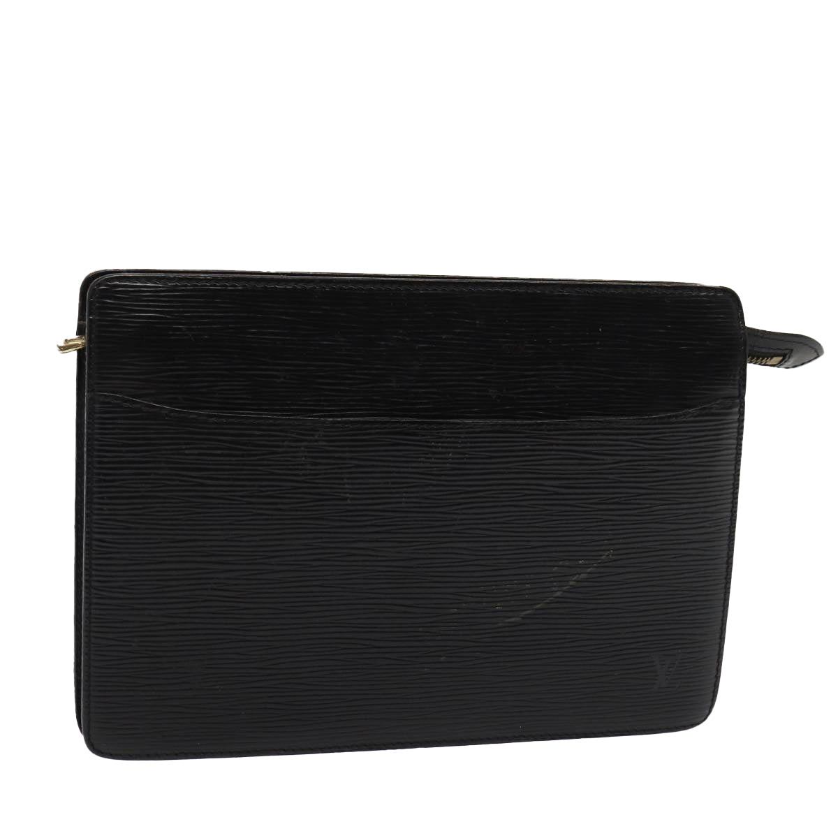 Louis Vuitton Epi Pochette Homme Clutch Bag Black Noir