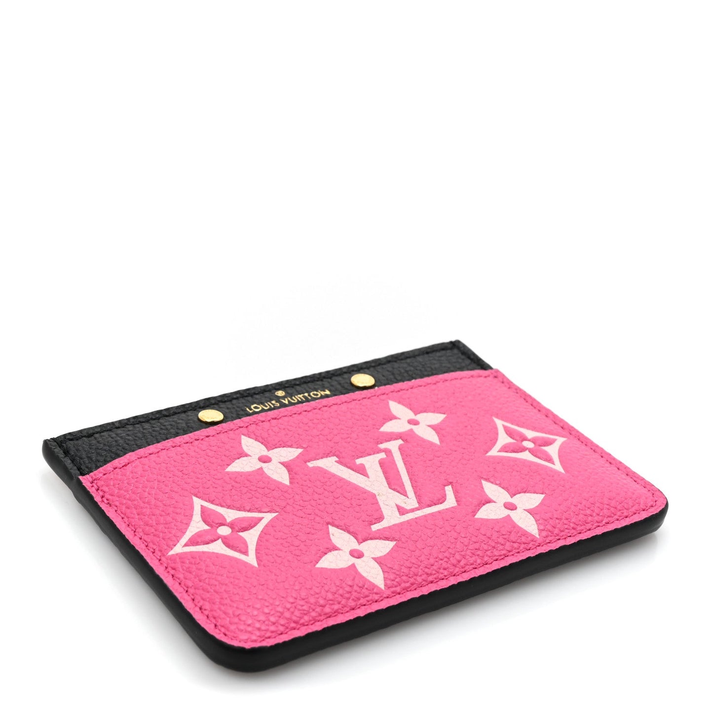 Louis Vuitton Empreinte Spring In The City Card Holder Black White Pink
