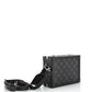 Clutch Box Bag Monogram Eclipse and Leather
