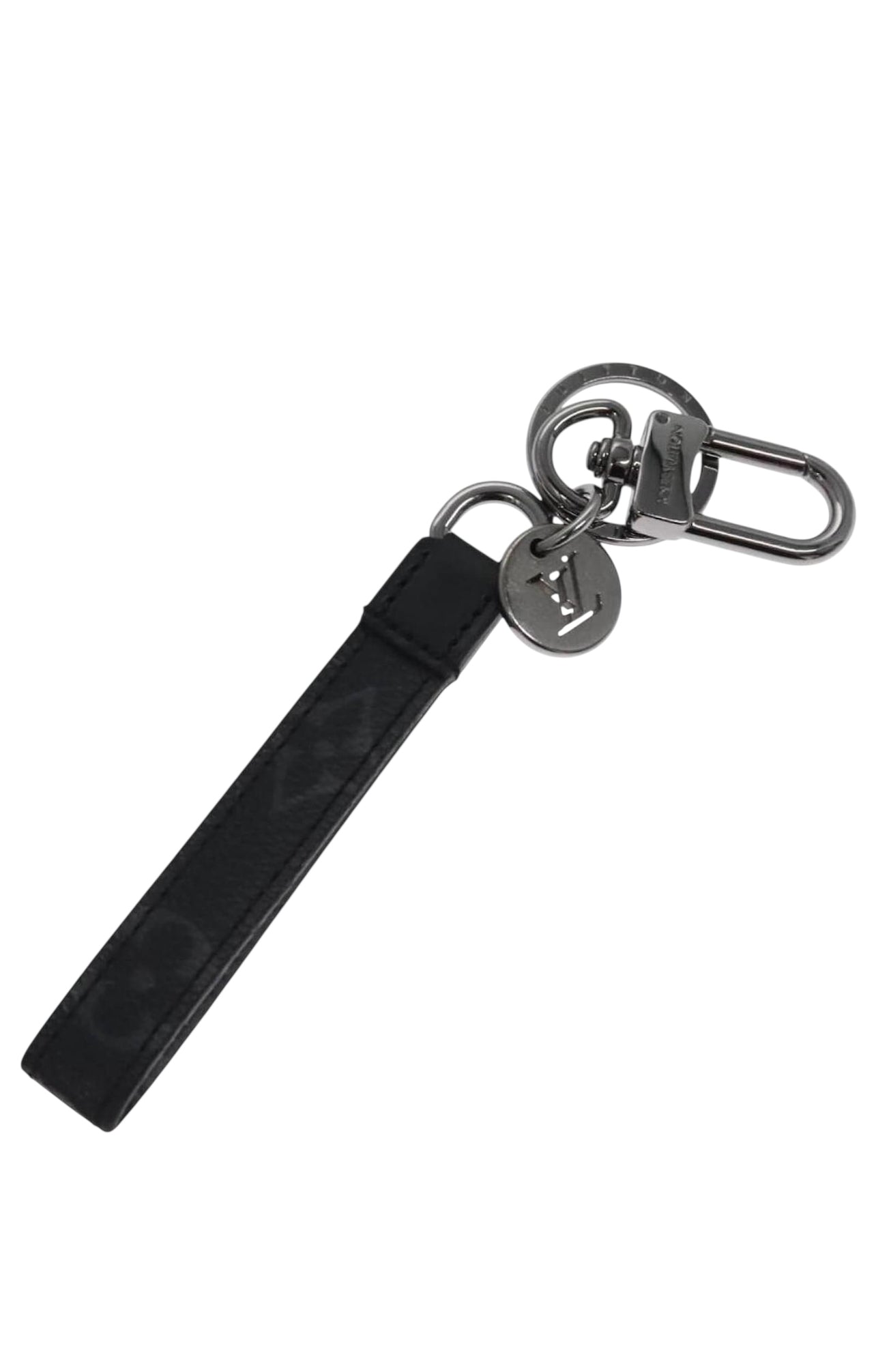 Louis Vuitton Monogram Eclipse Dragonne Keychain