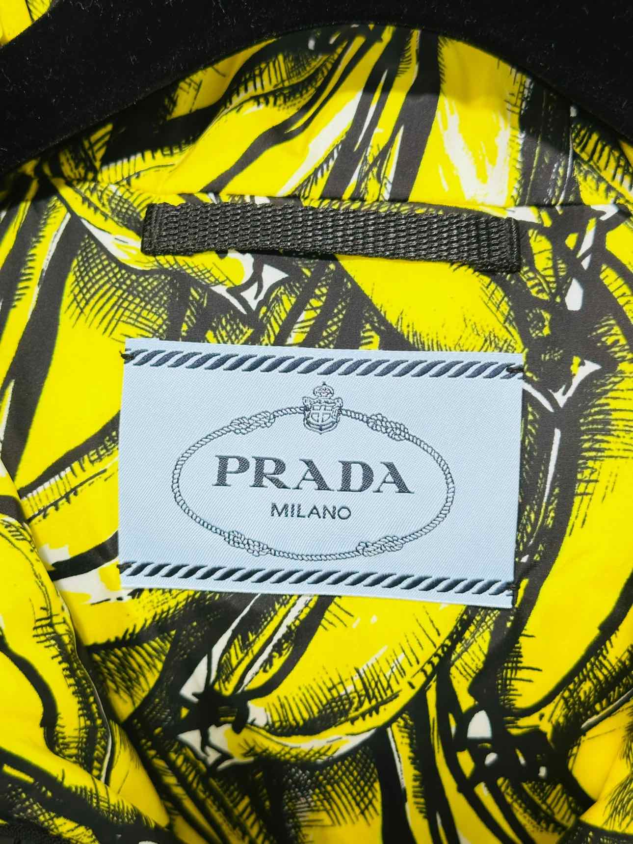 PRADA 2018 Yellow Multicolor Size Medium Jacket