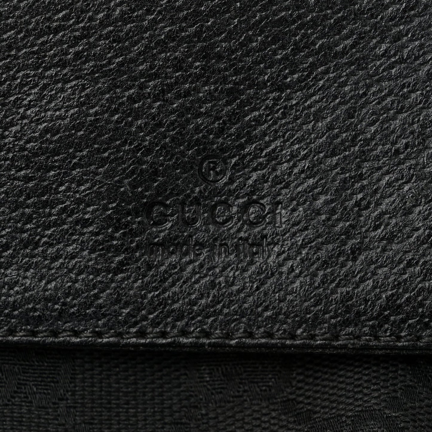 Amelia GG Monogram Double Pocket Belt Bag Black