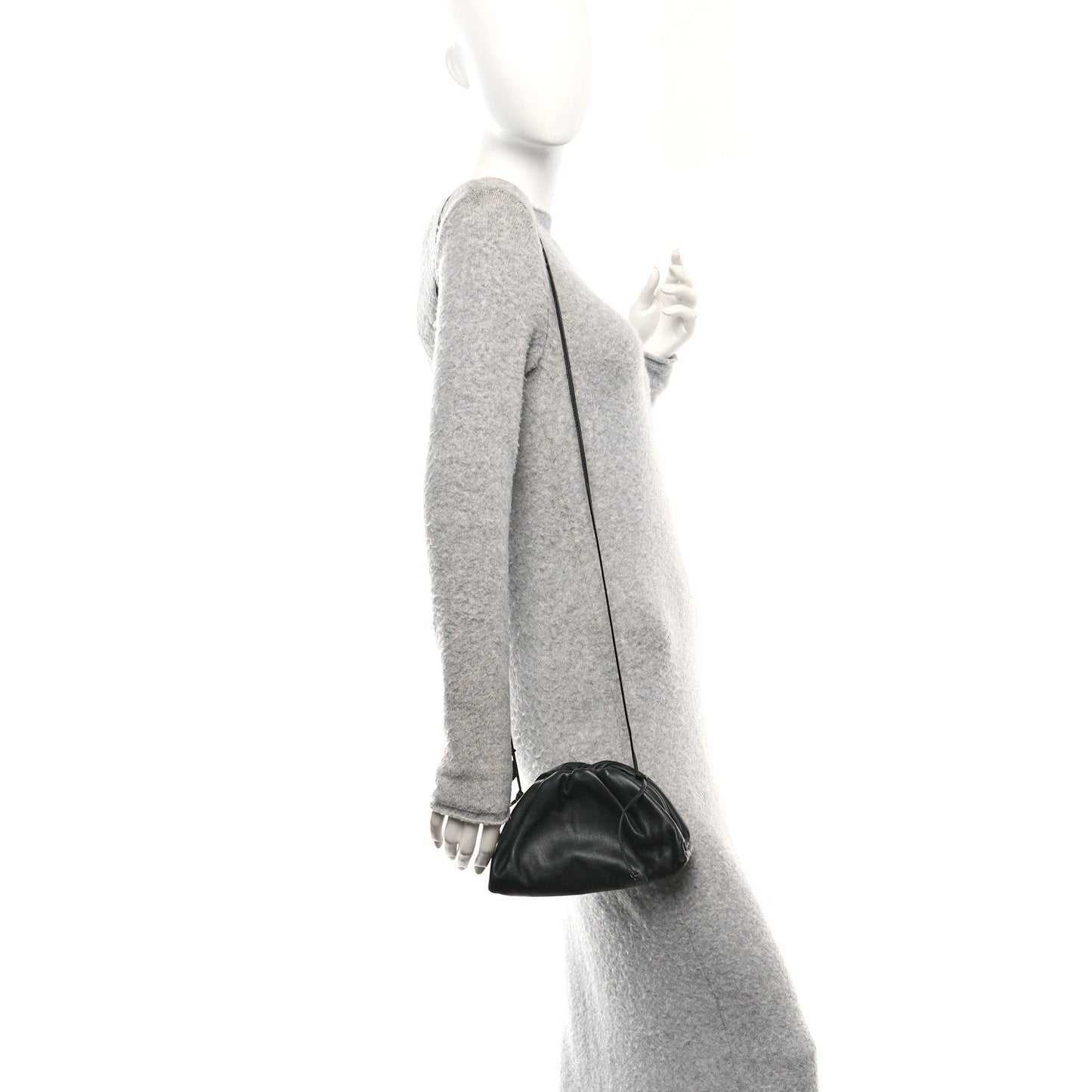 Bottega Veneta Butter Calfskin The Mini Pouch Black