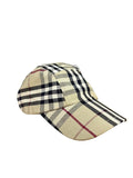 Burberry Checked Canvas Baseball Cap