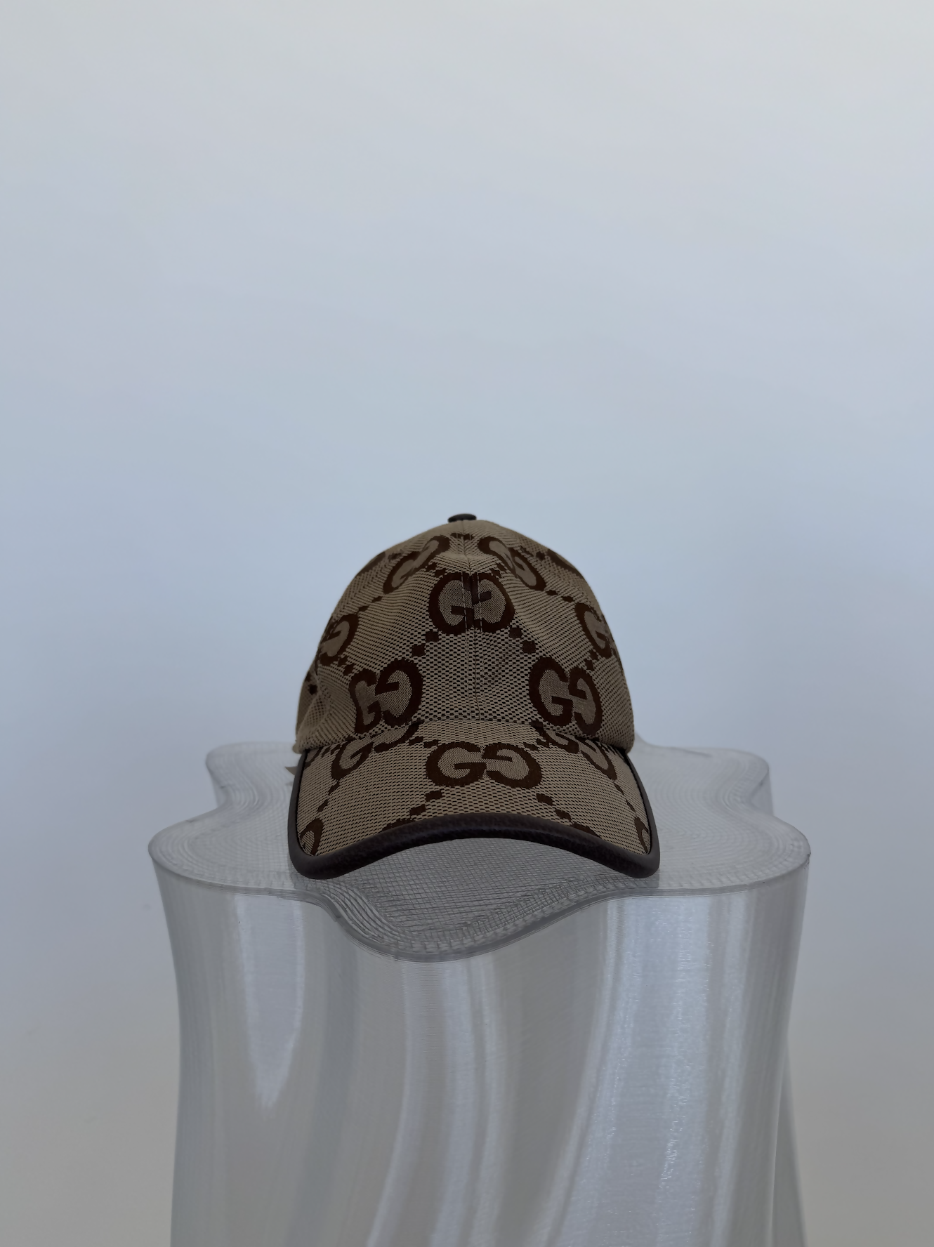 Jumbo GG Gucci canvas baseball hat
