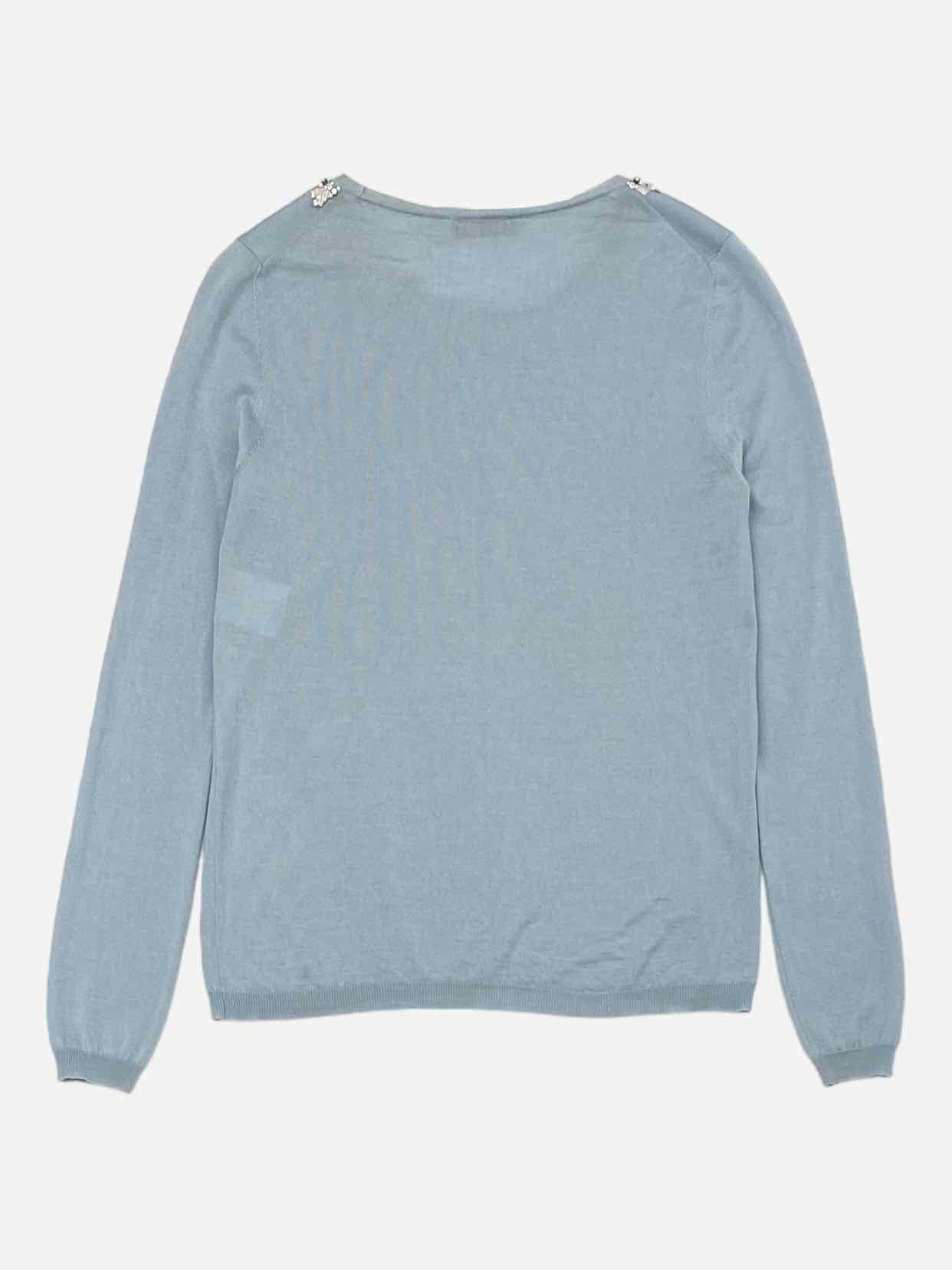 CHRISTIAN DIOR Blue Size US 6 Jumper