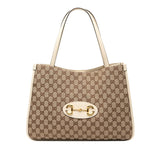 Gucci Horsebit 1955 GG Canvas 2way Bag