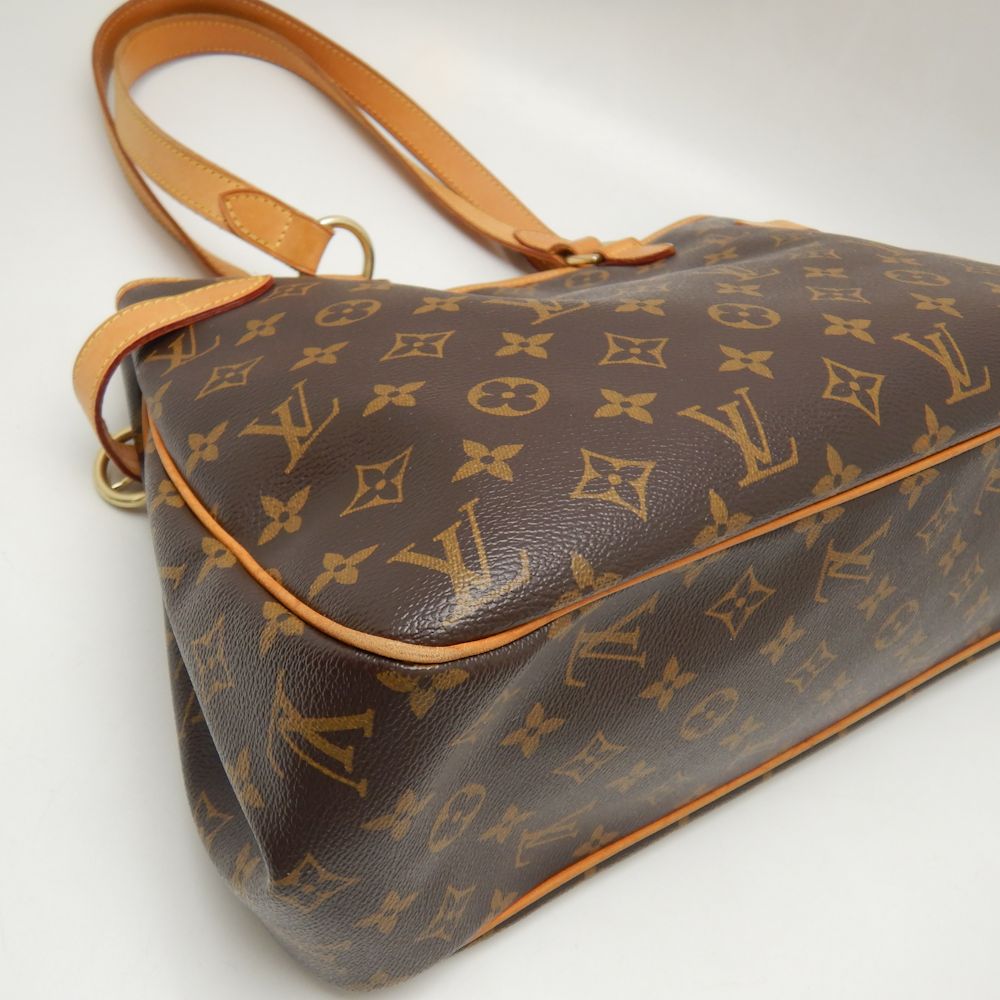 Louis Vuitton Monogram Batignolles Horizontal Tote Bag Brown