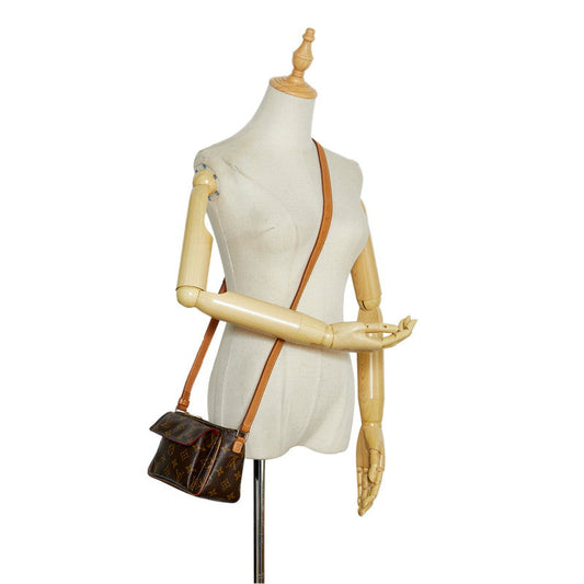 Louis Vuitton Monogram Viva Cite PM Shoulder Bag Brown