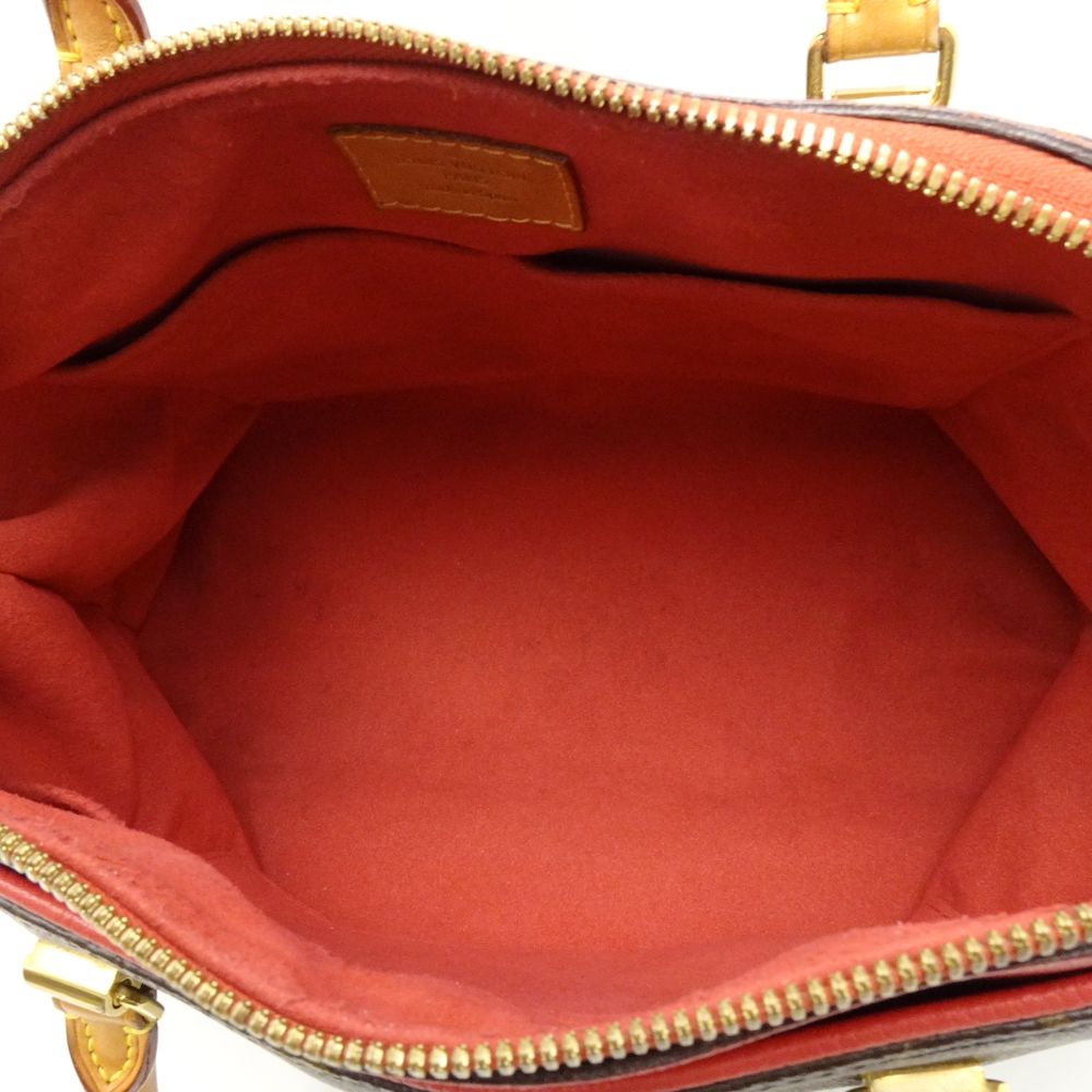 Louis Vuitton Monogram Pallas Rose Pink 2WAY Bag Brown