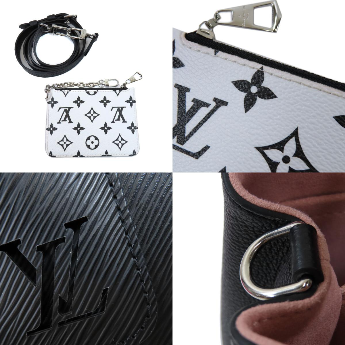 Louis Vuitton Marelle Tote Bag BB Handbag Epi Leather Black
