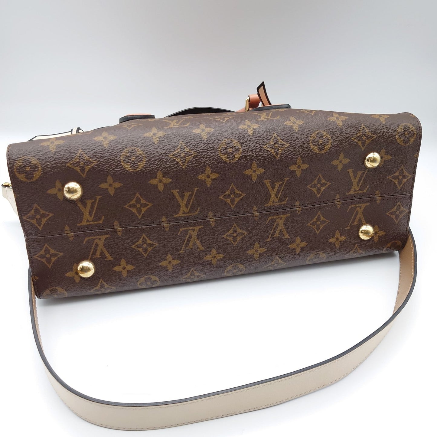Louis Vuitton Tuileries Tote Handbag Shoulder Bag Monogram Brown