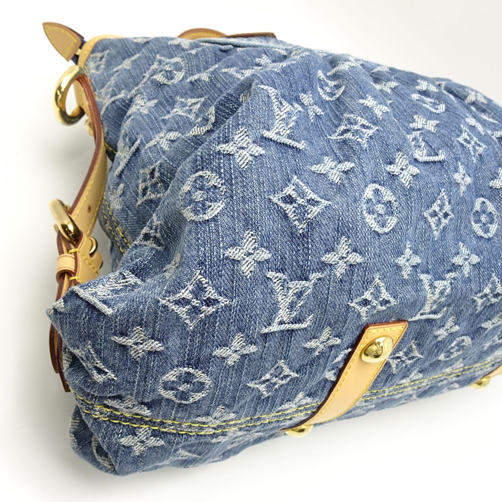 Louis Vuitton Denim Neo Cabby MM Blue Shoulder Bag
