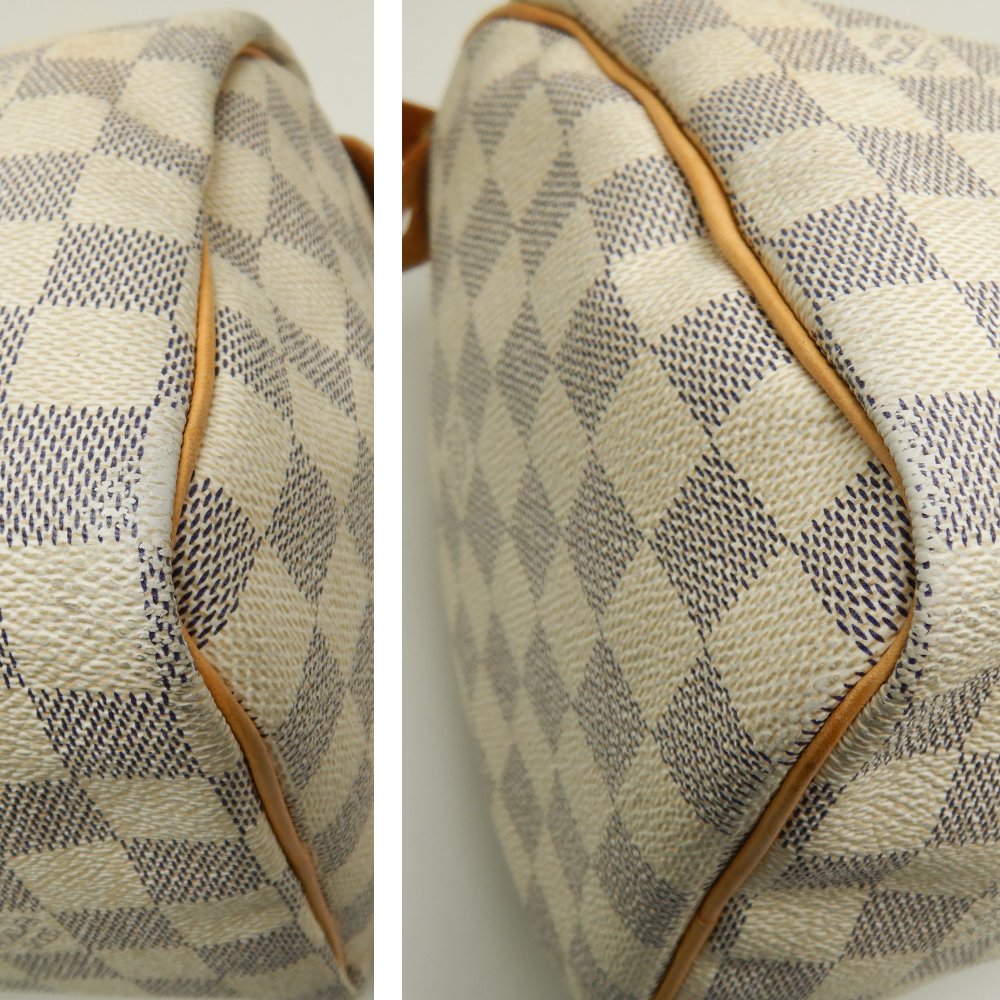 Louis Vuitton Damier Azur Speedy 25 Mini Boston Bag