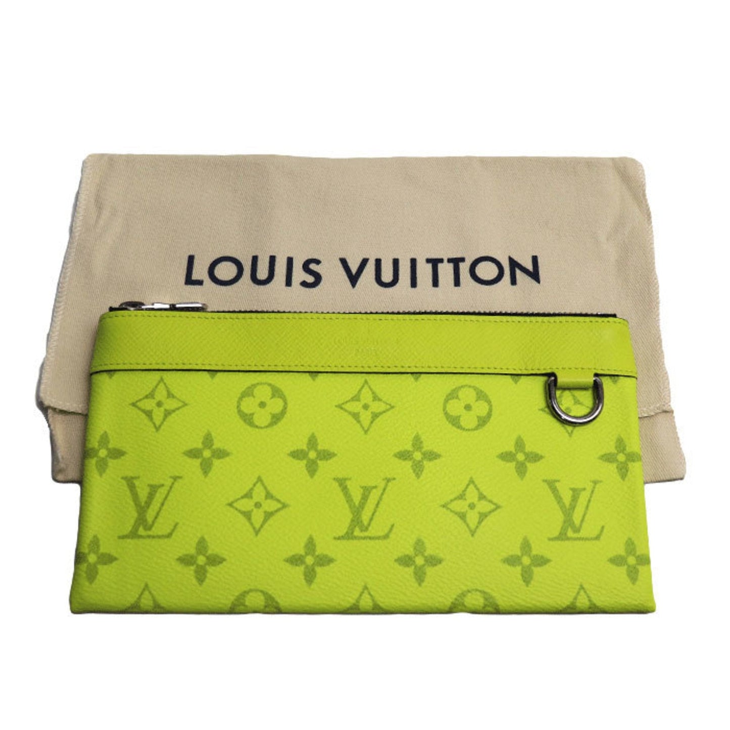 Louis Vuitton Discovery  Leather Clutch Bag