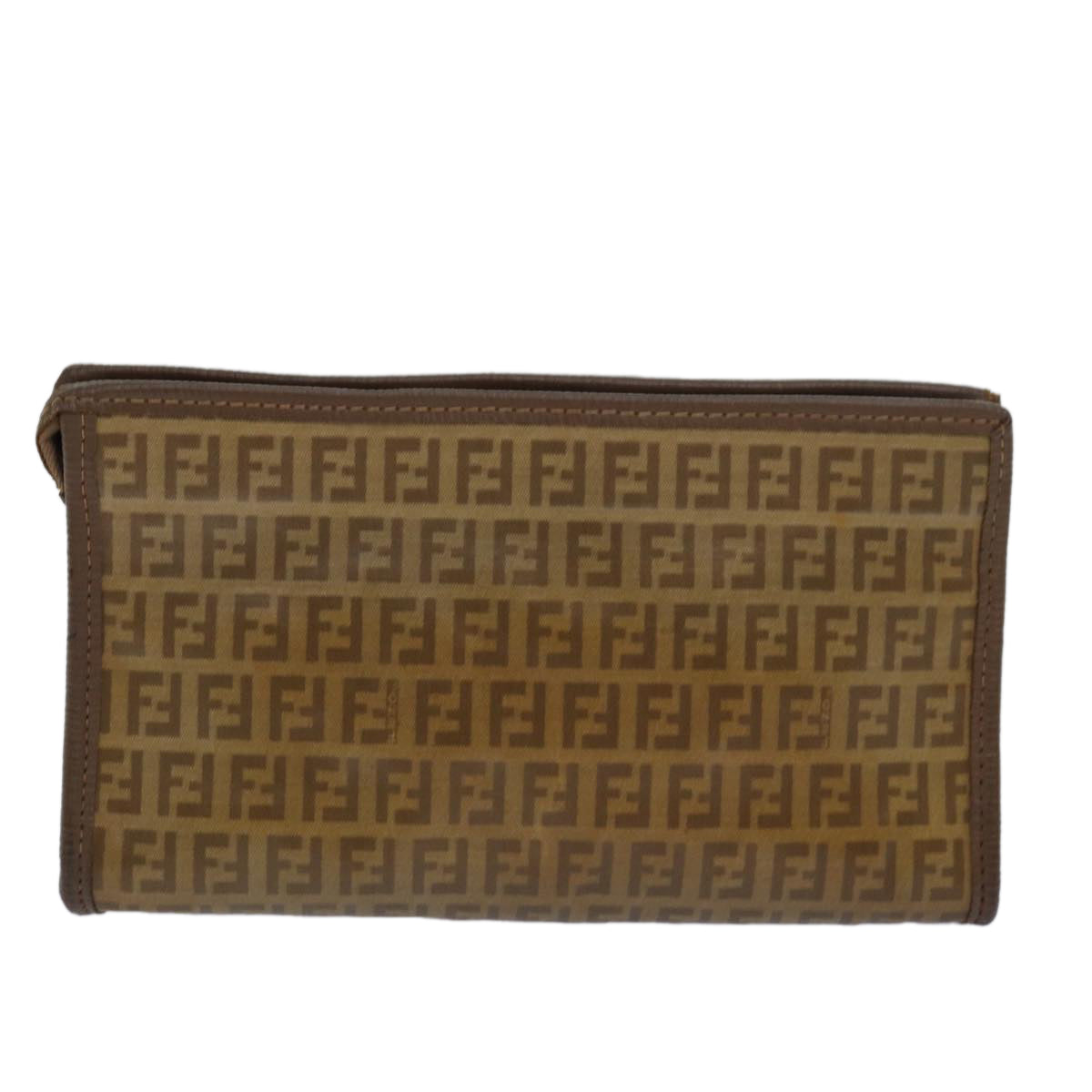 Fendi Zucca  Canvas Clutch Bag