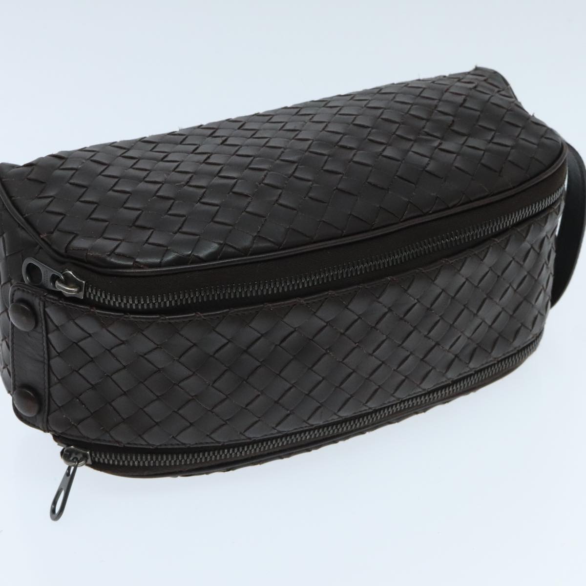 Bottega Veneta Intrecciato  Leather Clutch Bag