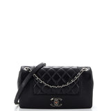 CHANEL Mademoiselle   Flap Bag Quilted Sheepskin Medium