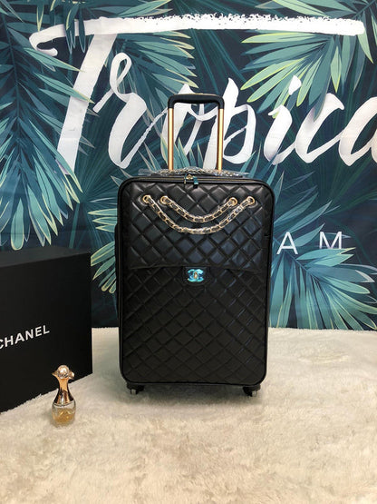 Chanel Carry On Luggage Travel Trolley For Women