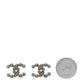 Amelia Pearl Crystal Nefertiti CC Earrings Silver Dark Grey