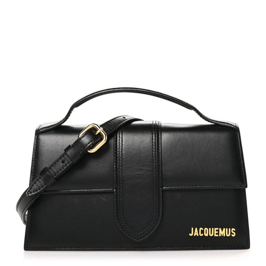 Jacquemus Smooth Calfskin Le Grand Bambino Black