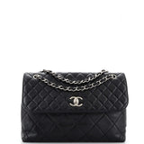CHANEL In The Business Flap Bag Quilted Calfskin Maxi