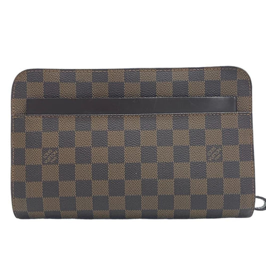 Louis Vuitton Saint Louis  Leather Clutch Bag
