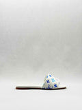 LOUIS VUITTON Revival White Multicolor Size EU 38 Mules
