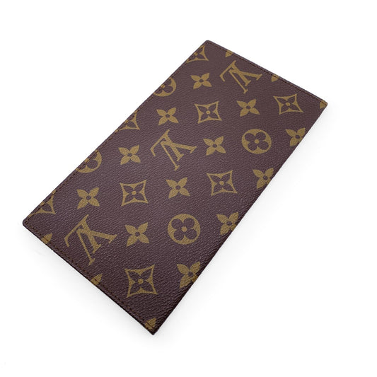 LOUIS VUITTON   Monogram Canvas Checkbook Holder Wallet