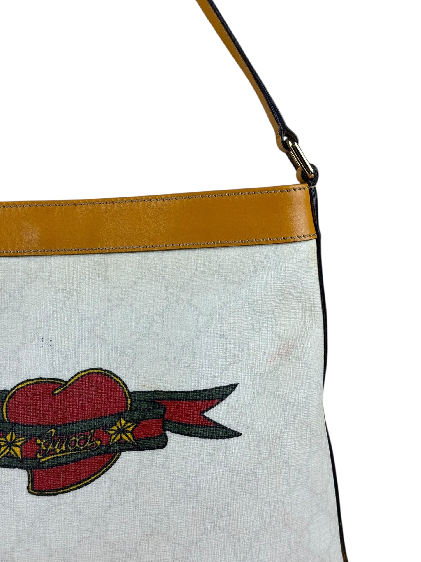 Gucci   Tattoo Heart GG Shoulder Bag
