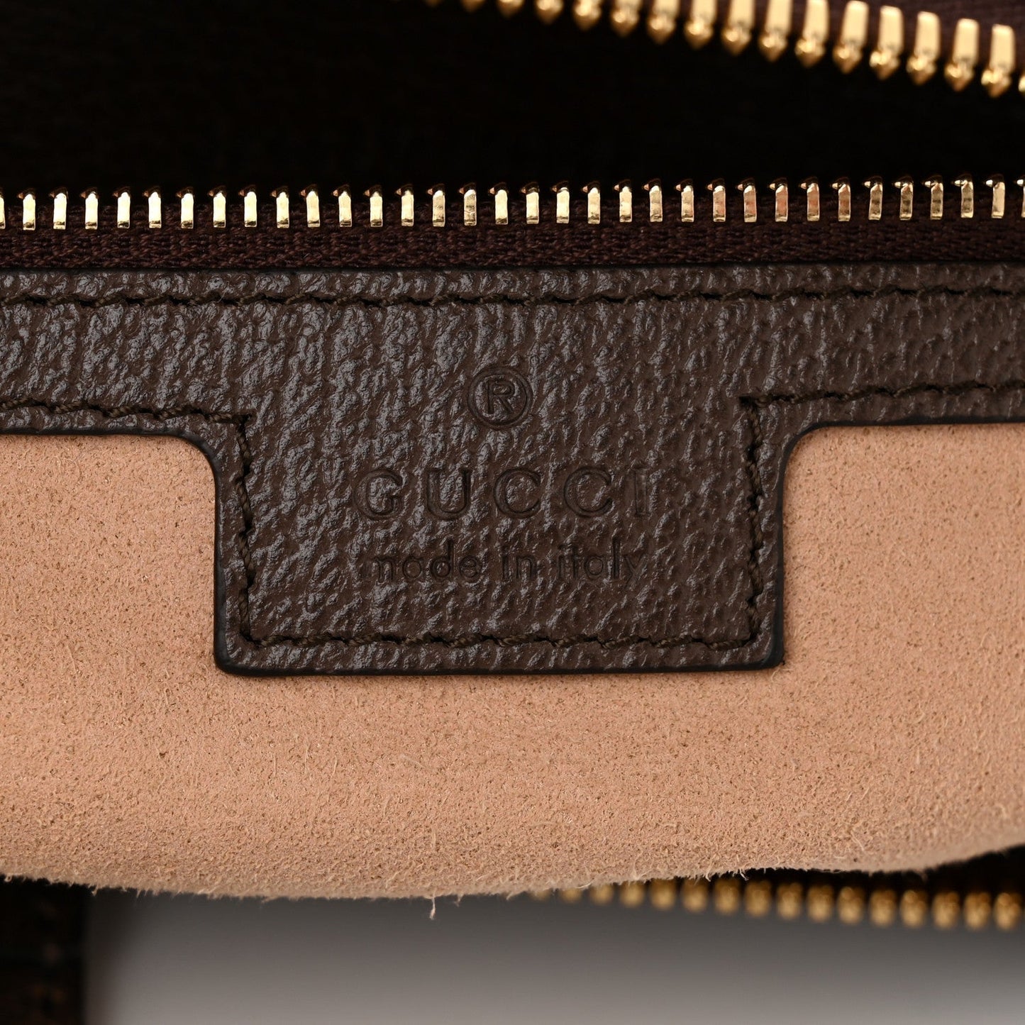Amelia GG Supreme Monogram Web Medium Ophidia Tote Bag Brown
