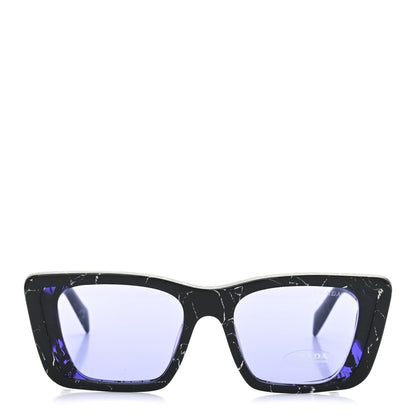 Prada Acetate Symbole Sunglasses SPR 08Y Havana Black White