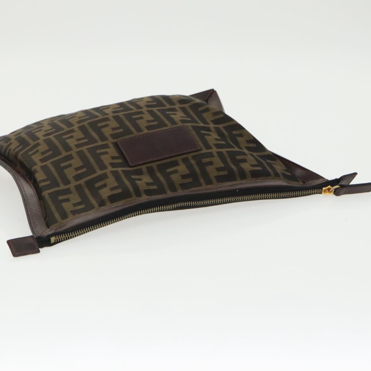 Fendi Zucca  Canvas Clutch Bag (Pre-Owned)