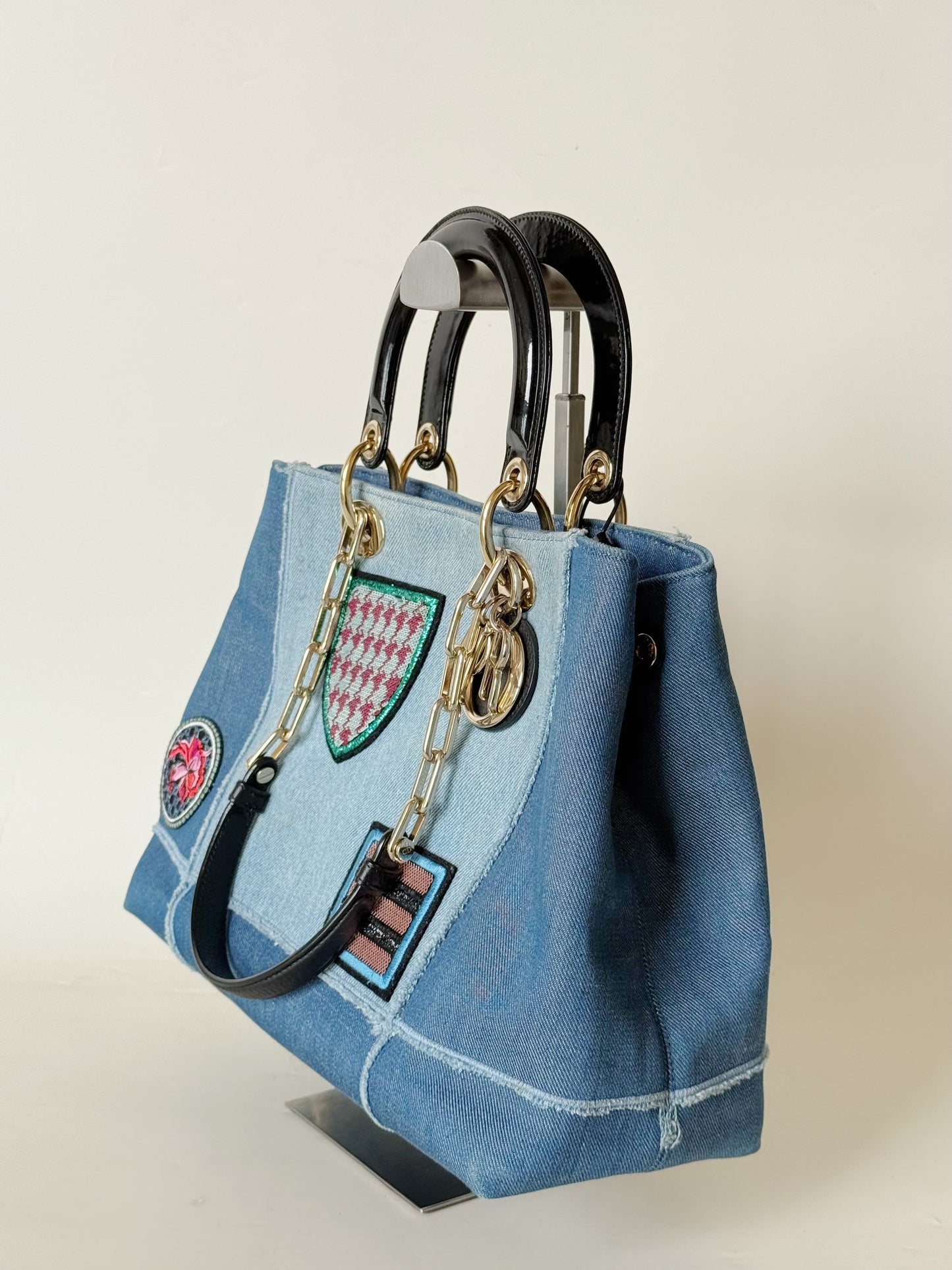 Christian Dior D-Light Denim Bag